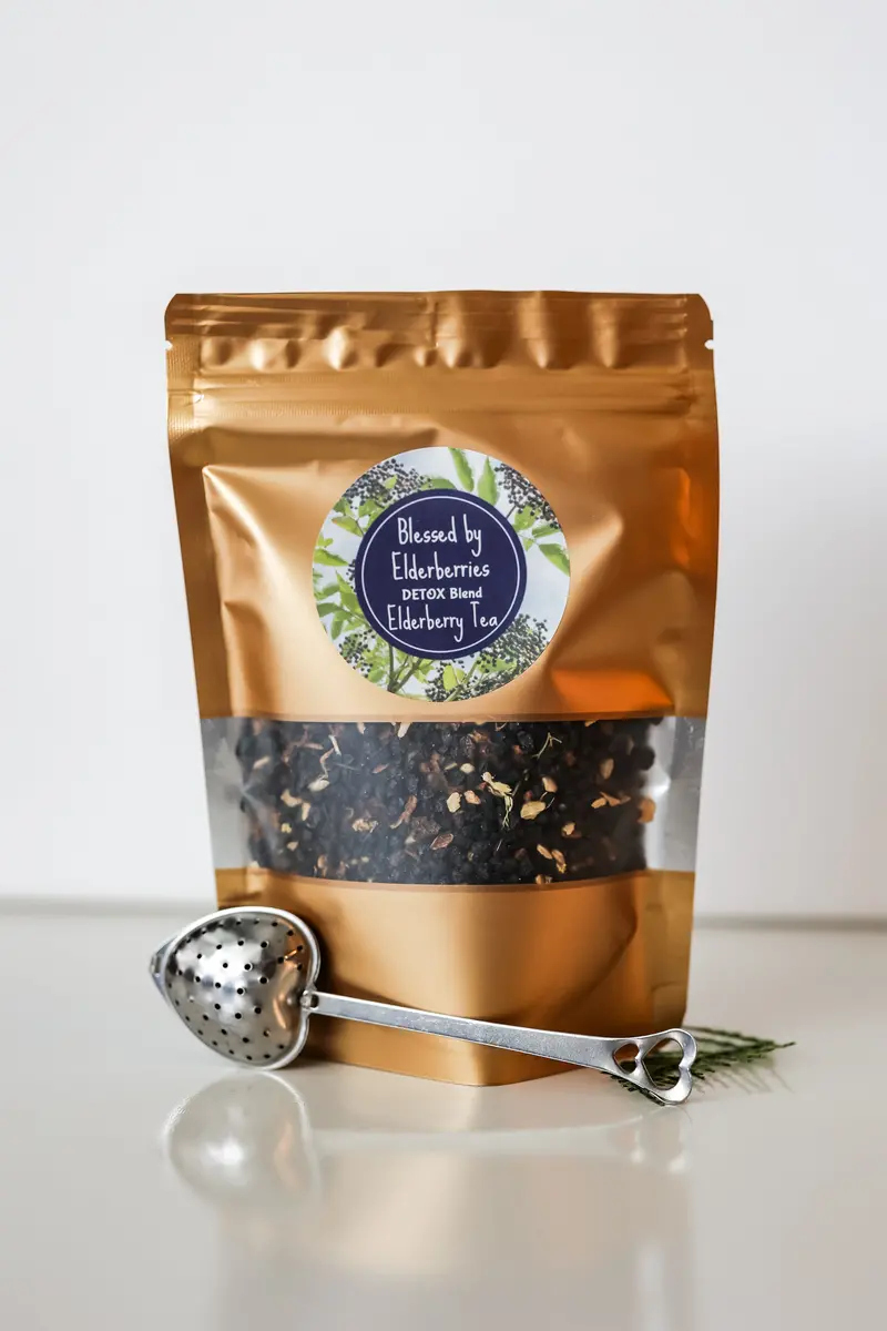 Detox Support Elderberry Tea – Cleansing Herbal Formula 2