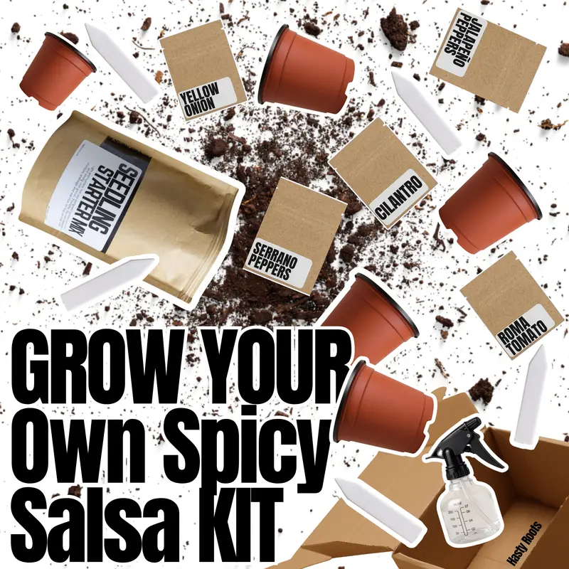 Diy Spicy Salsa Garden Kit – Grow Peppers, Tomatoes & Herbs 1