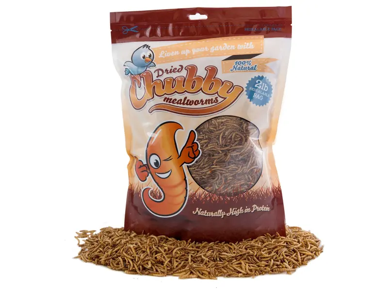 Dried Mealworms – 2 Lb Bulk Package For Pets & Birds 1