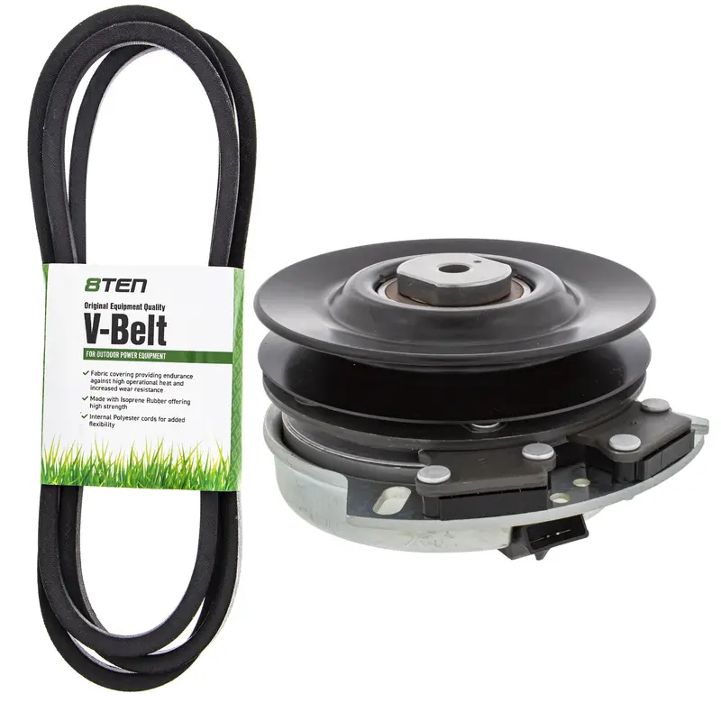 Electric Pto Clutch And Belt Kit For Cub Cadet Mk1006356 Lawn Tractors 1