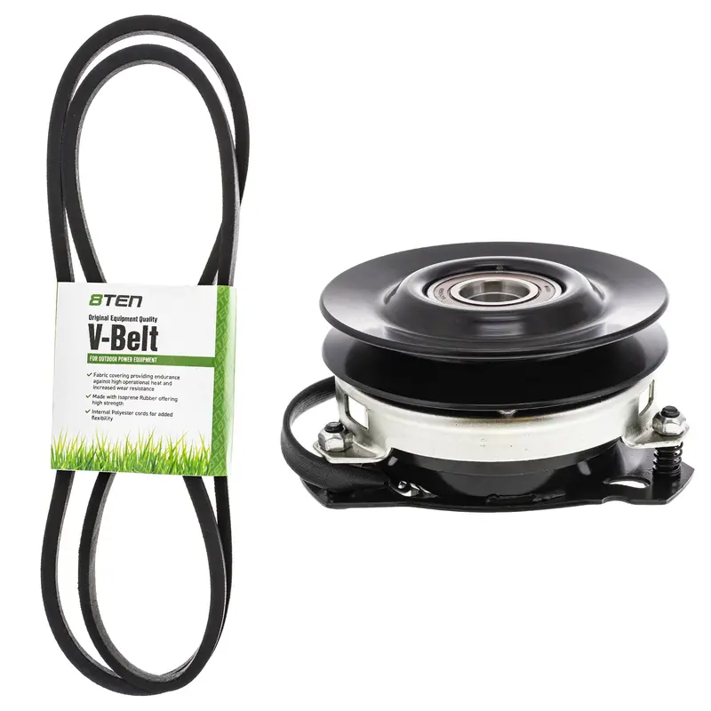 Electric Pto Clutch & Belt Kit For Poulan Pro, Husqvarna, And Wizard Mowers (Mk1006333) 1