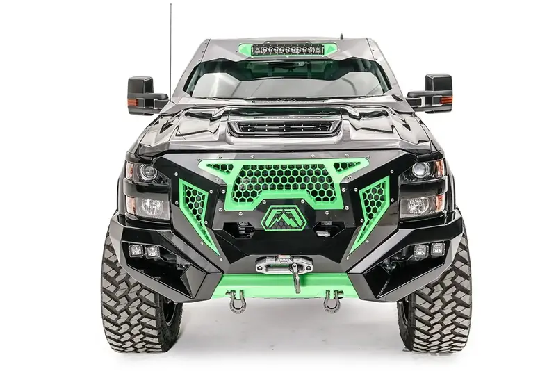 Fab Fours Vc3050-1 Vicowl Two-Stage Roof Visor & Cowl Combination – Black Powder-Coated Steel 1