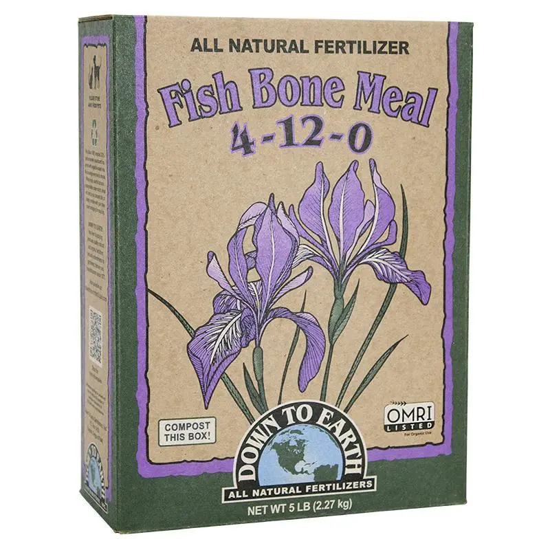 Fish Bone Meal Organic Fertilizer (4-12-0) – 5 Lb Bag 1