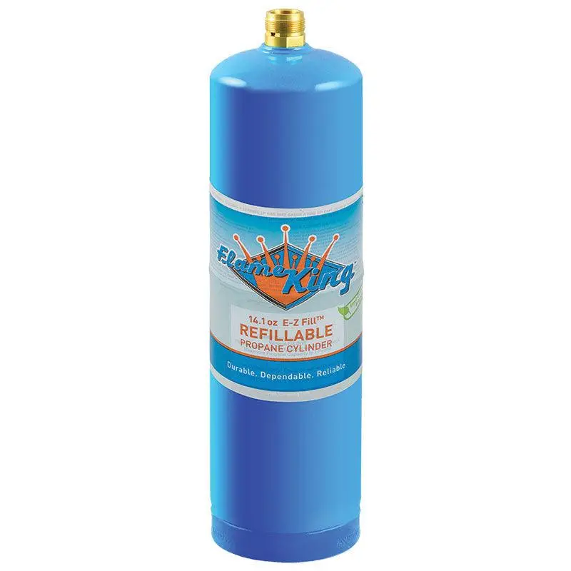 Flame King 1 Lb Welding-Specific Refillable Propane Tank – Eco-Friendly 14.1 Oz Lp Cylinder 1