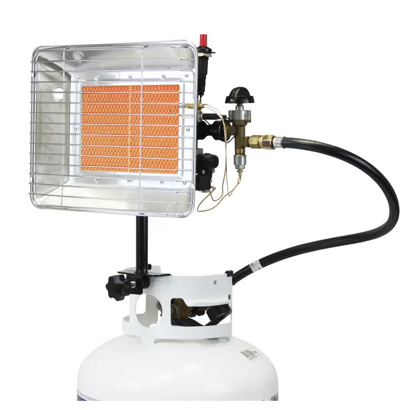 Flame King 13,000 Btu Tank-Top Propane Heater – Outdoor Portable With Igniter 1