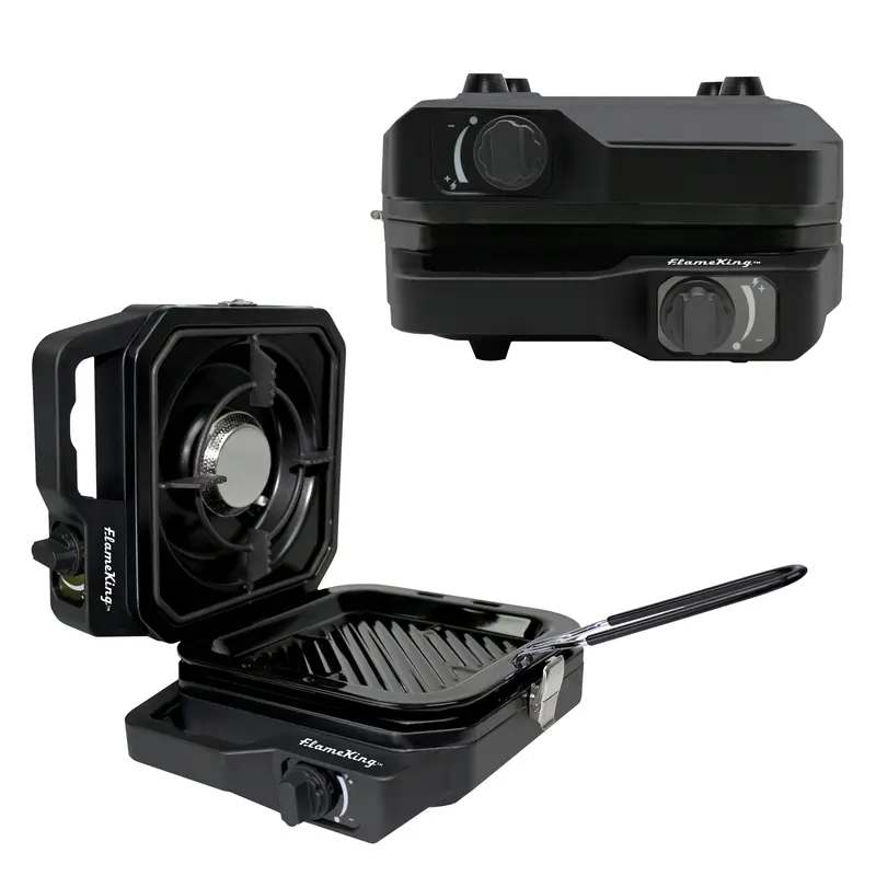 Flame King Compact Portable Propane Camp Stove 1
