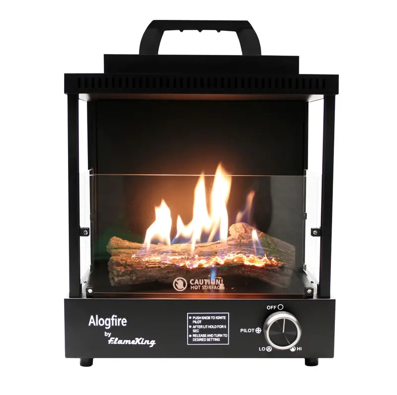 Flame King Dual-Use Propane Fireplace Heater For Indoor & Outdoor Use 1