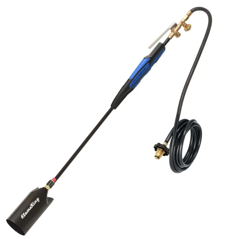 Flame King Heavy-Duty 500,000 Btu Propane Torch Weed Burner – Push-Button Ignition 1
