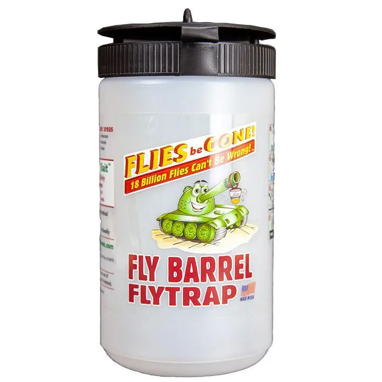 Flies Be Gone Outdoor Fly Trap – Barrel-Style Insect Catcher 1