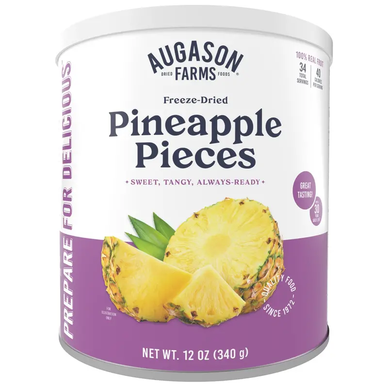 Freeze-Dried Pineapple Pieces – 34 Servings 1