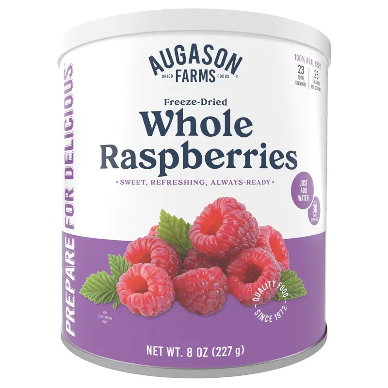 Freeze-Dried Whole Raspberries – 23 Servings 1