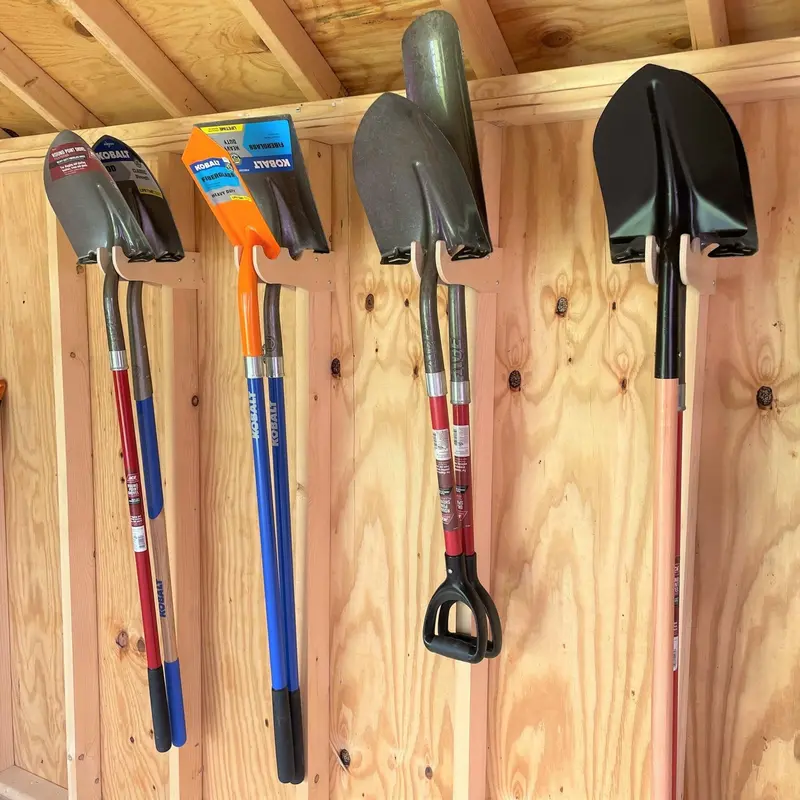 Garden Tool Storage Rack – Wall-Mounted Shed Organizer 1