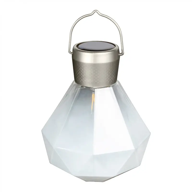 Gem Light Solar Lanterns – 5.5-Inch Handblown Glass 1