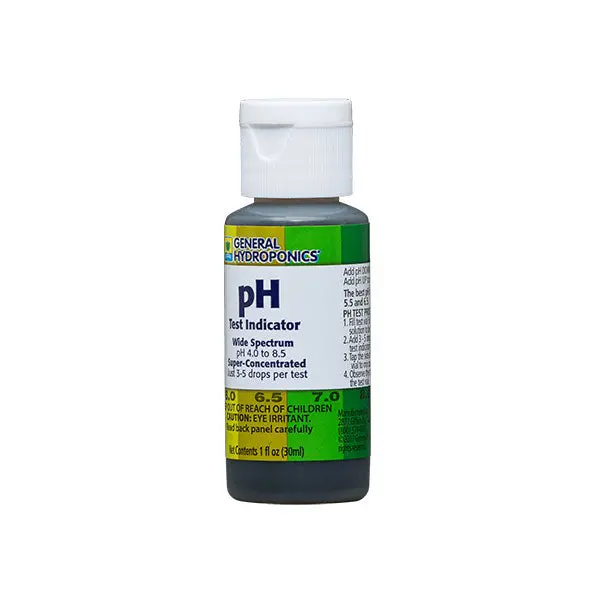 General Hydroponics Compact Ph Test Kit (Ph 4.0–8.5) – 1-Ounce High-Potency Formula 1