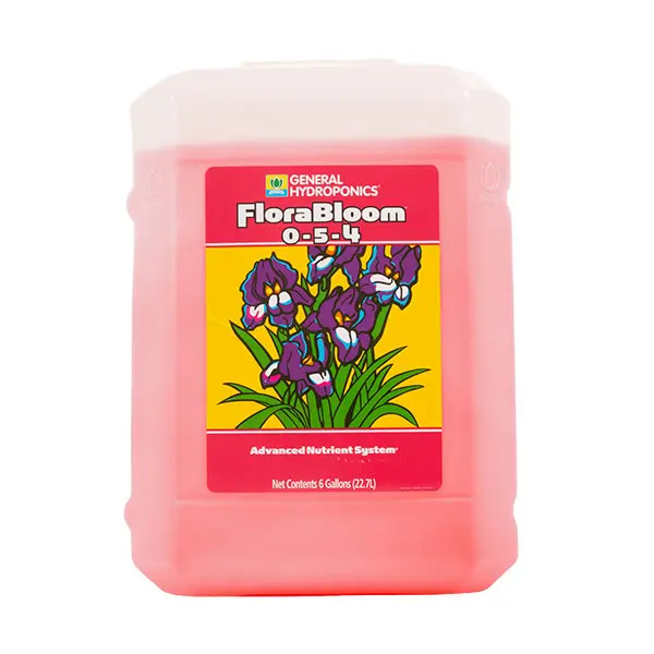 General Hydroponics Florabloom Liquid Bloom Nutrient (0-5-4) – 6-Gallon Container 1