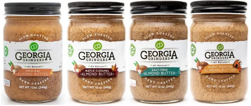 Georgia Grinders Assorted Almond Butter Variety Pack (4 X 12 Oz Jars) 1
