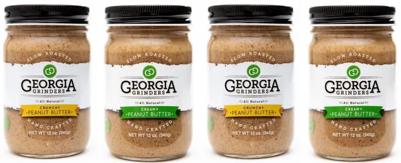 Georgia Grinders Creamy & Crunchy Peanut Butter Duo Pack (2 X 12 Oz Each) 1