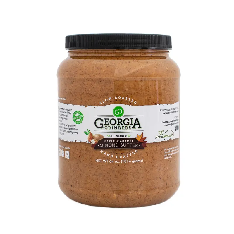 Georgia Grinders Maple Caramel Almond Butter — 64 Oz Bulk Tub 1