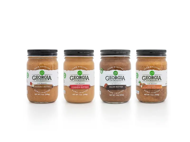 Georgia Grinders Whole30-Certified Nut Butter Variety Pack (4 X 12 Oz) 1