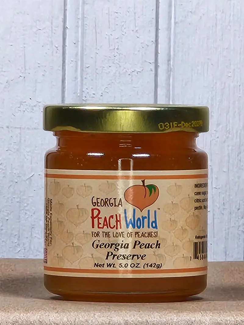 Georgia Peach Preserves – 5 Oz Jar 1