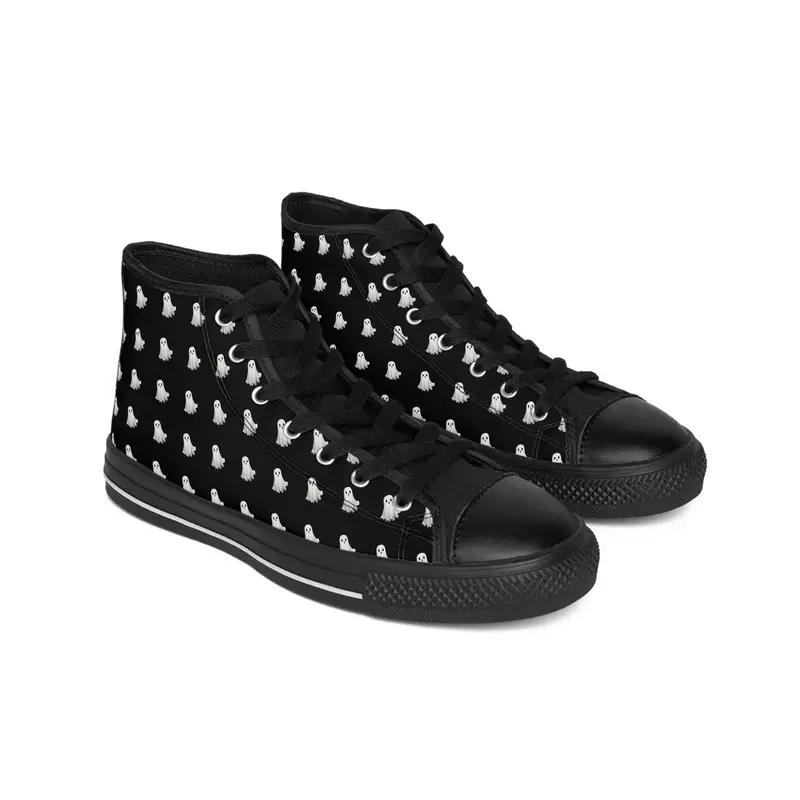 Ghost 1 Halloween-Themed Men'S High-Top Sneakers 1