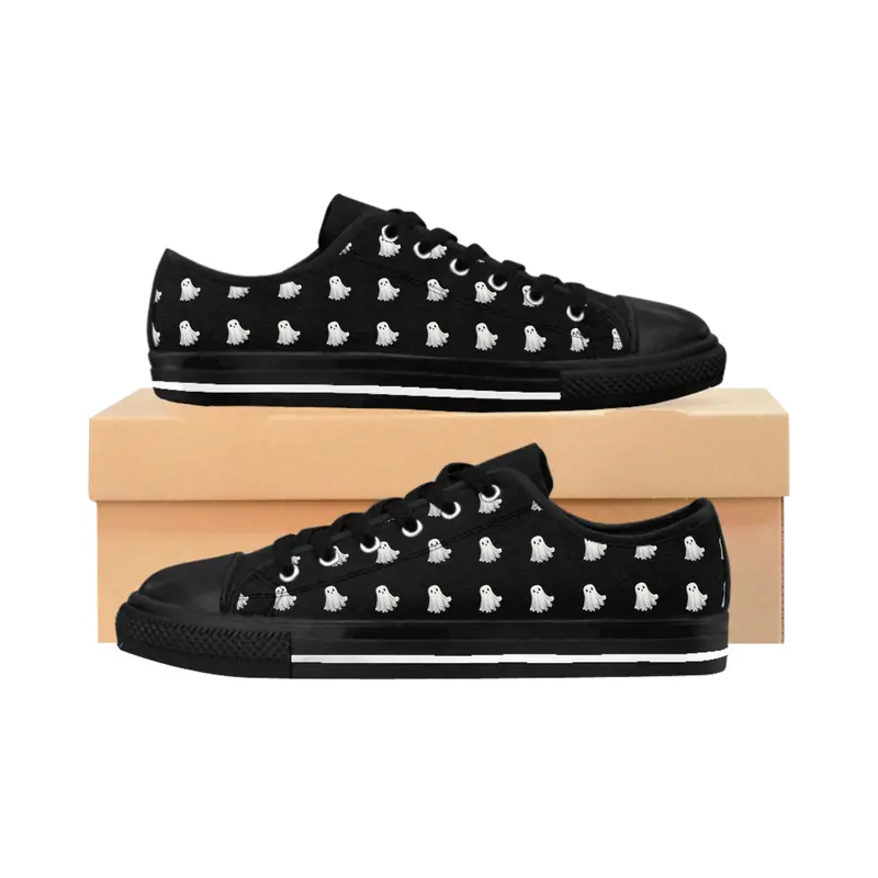Ghost 1 Halloween Women'S Low-Top Lifestyle Sneakers 1