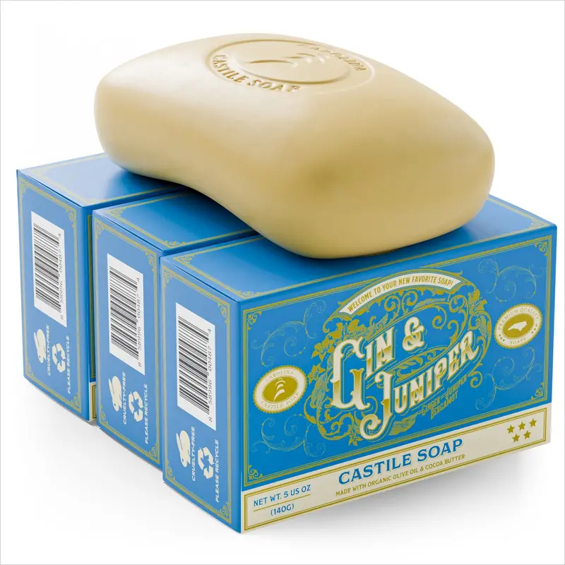 Gin & Juniper Castile Bar Soap 1