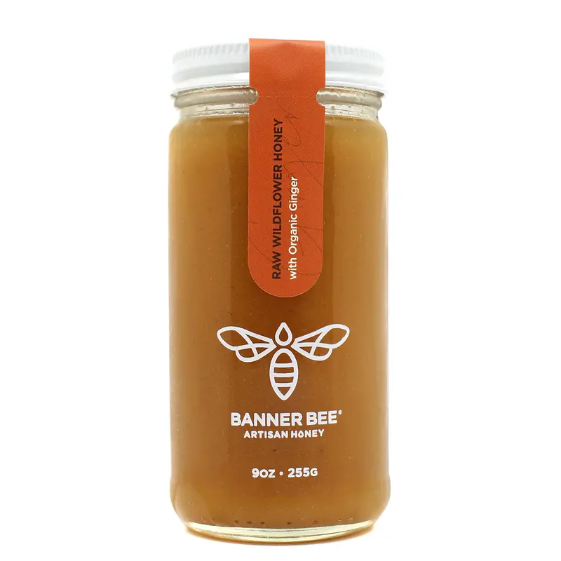 Ginger-Infused Raw Honey – Immune-Supportive Raw Honey Blend 1