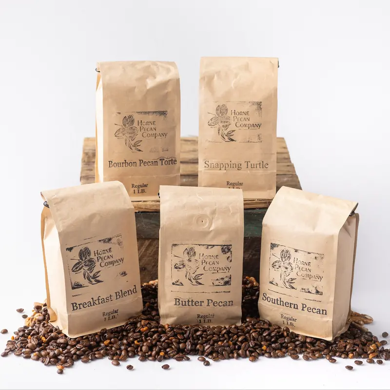 Ground Gourmet Pecan-Flavored Coffee – 1 Lb Bag 1
