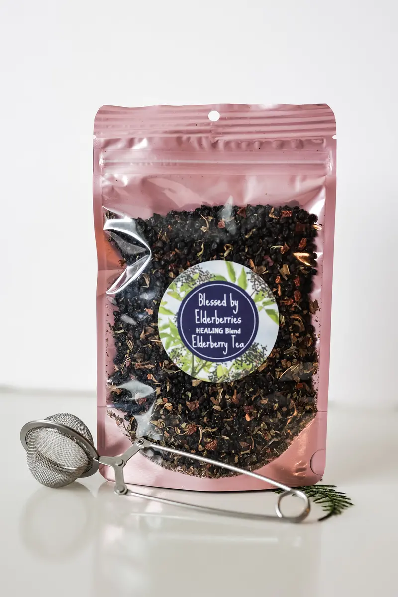 Healing Focus Elderberry Tea – Restorative Wellness Blend 2