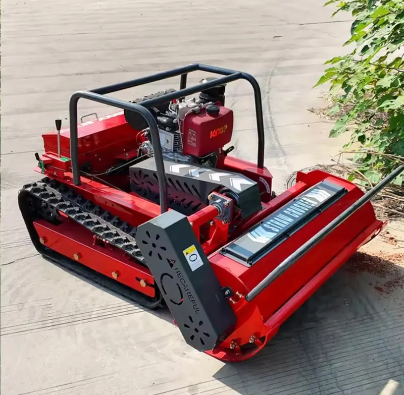 Ht80S Remote-Controlled Flail And Slasher Mower 1