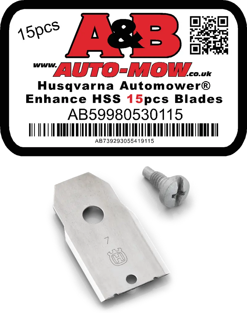 Husqvarna Automower Enhance Hss Blades – 15 Or 45 Pieces, Free Delivery 1