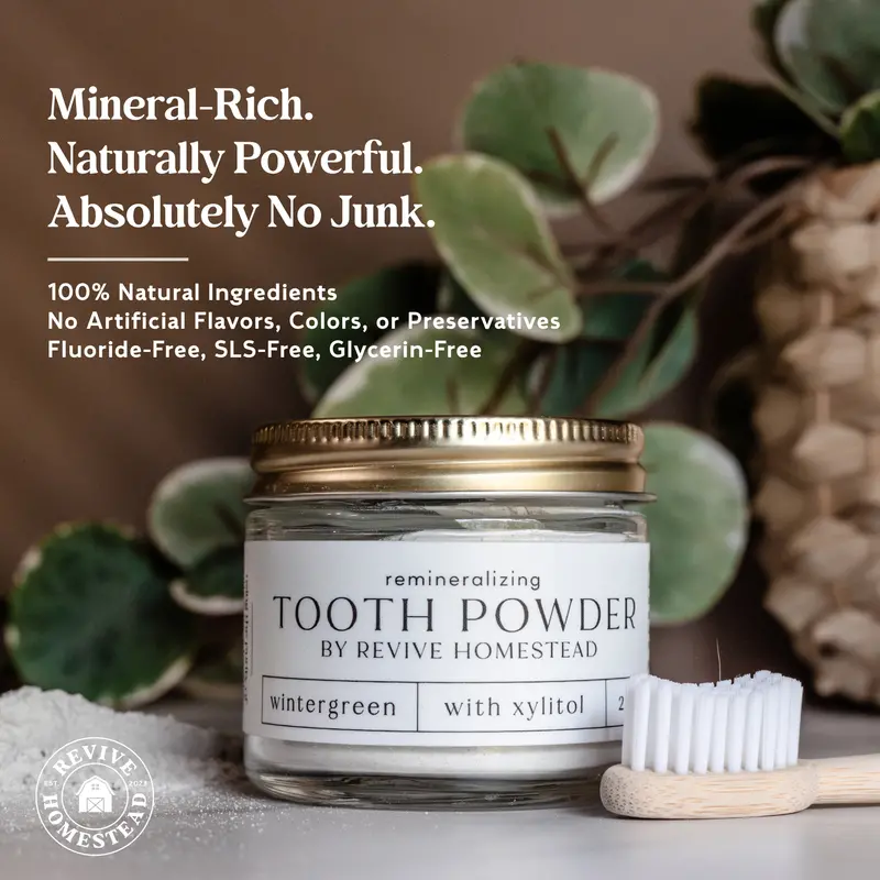 Hydroxyapatite Tooth Powder With Erythritol – Remineralizing Formula 1