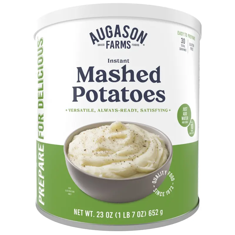 Instant Mashed Potatoes – 30-Serving Can 1