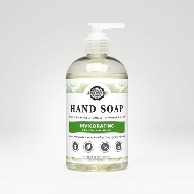 Invigorating Eucalyptus & Spearmint Hand Soap – Energizing Daily Cleanse 1