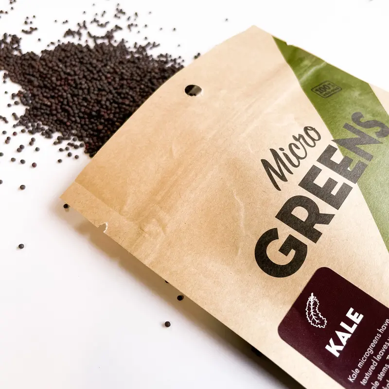 Kale Microgreen Seeds – Hardy, Peppery & Packed With Vitamins 1