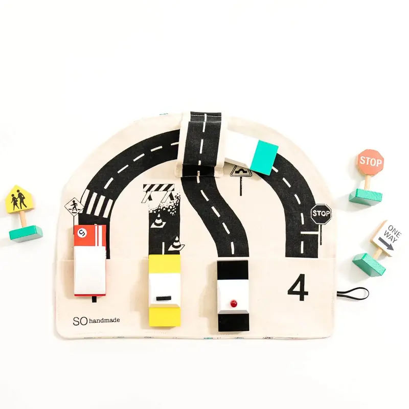 Lightweight Car-Themed Play Mat For Easy Portability 1