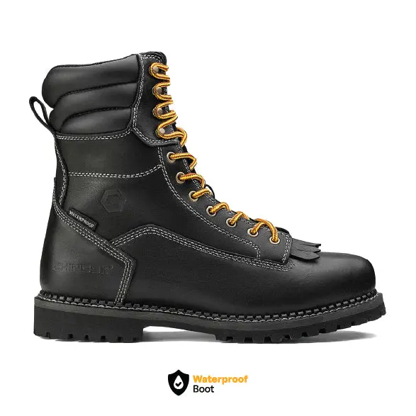 Logger 8-Inch Black Waterproof Men’S Work Boot 1