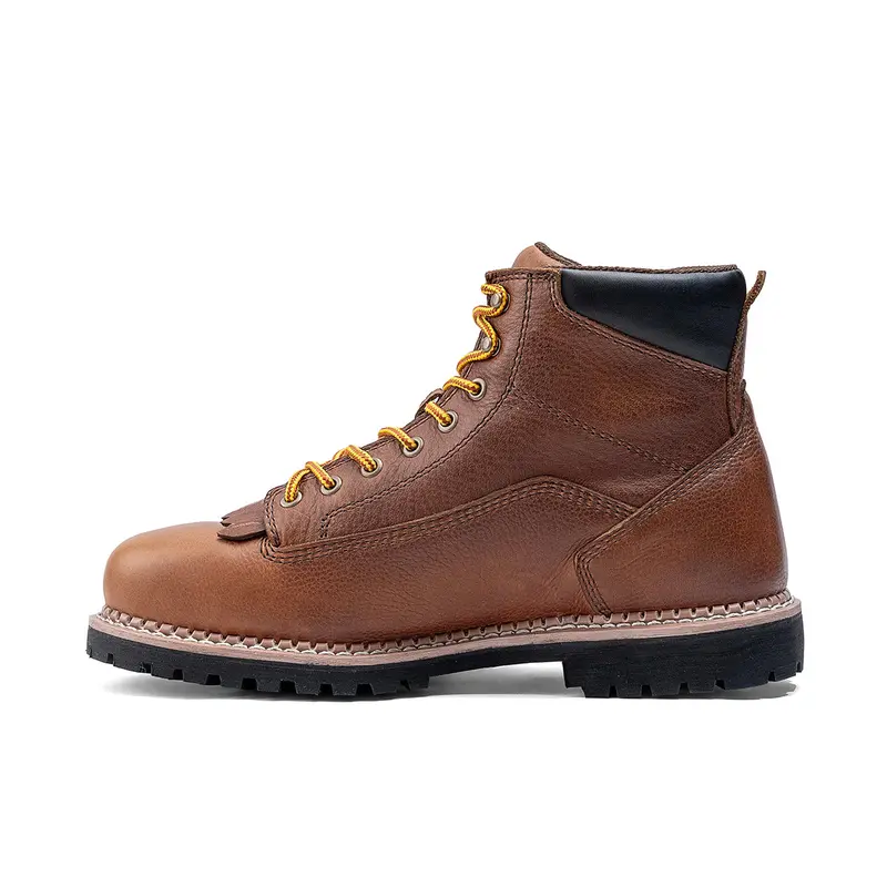 Logger Waterproof Men’S Work Boot – 6-Inch Brown Rugged Construction 2