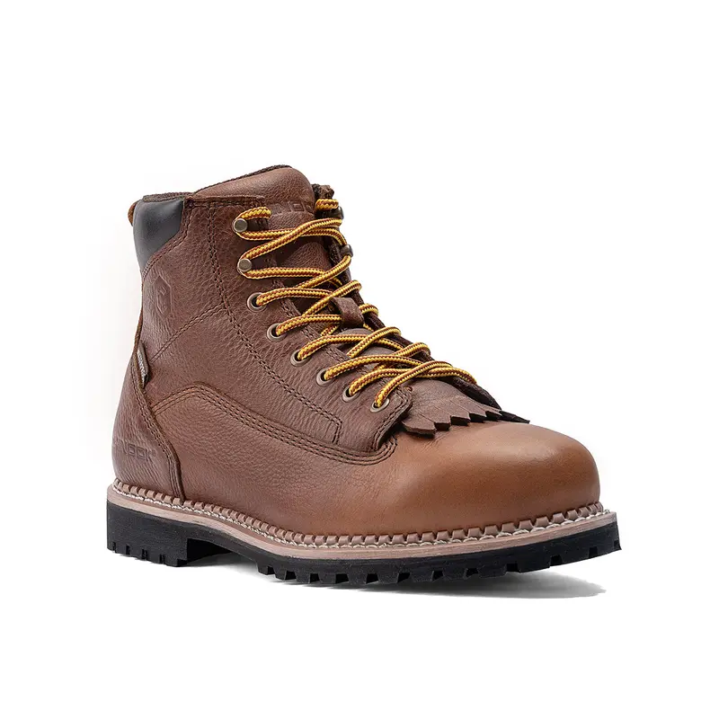 Logger Waterproof Men’S Work Boot – 6-Inch Brown Rugged Construction 3
