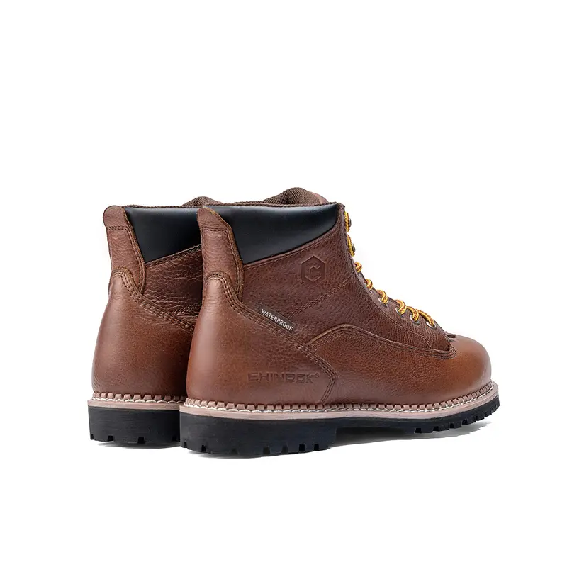 Logger Waterproof Men’S Work Boot – 6-Inch Brown Rugged Construction 5