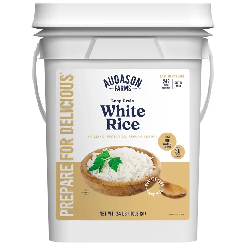 Long-Grain White Rice – 242-Serving Bulk Pack 1