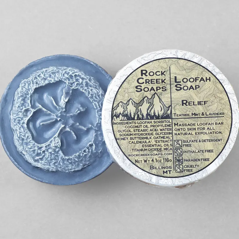Loofah Soap Bar — Exfoliating Relief For Dry Or Rough Skin 1