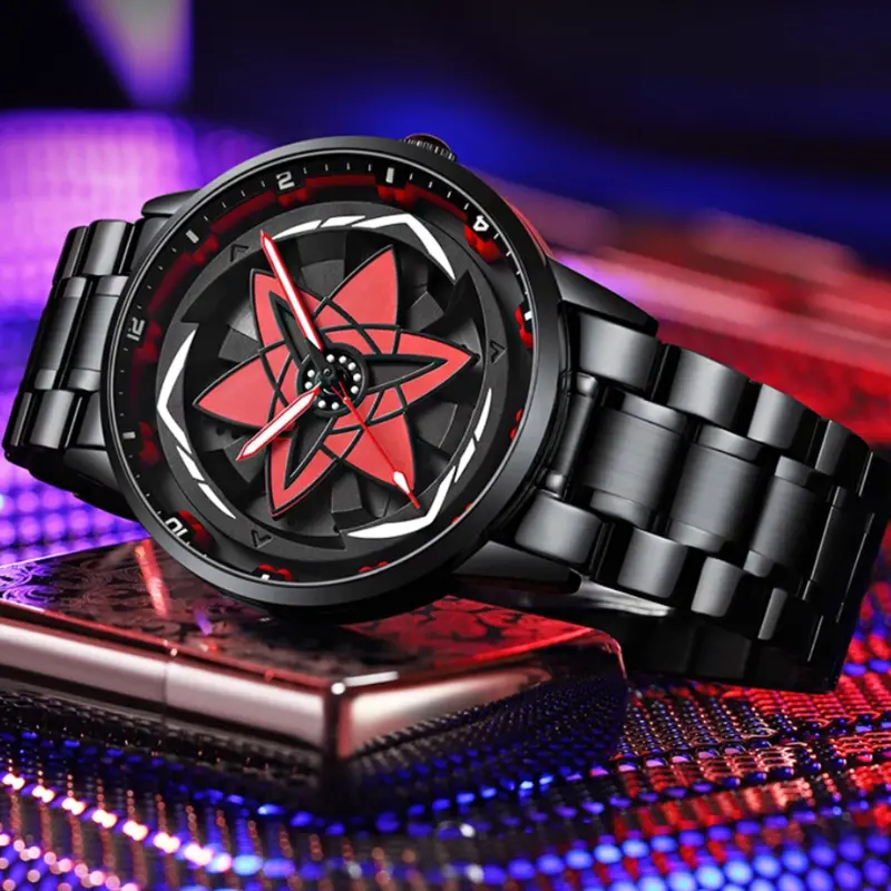 Mangekyō Sharingan Digital Watch With Animated Eye Display 1