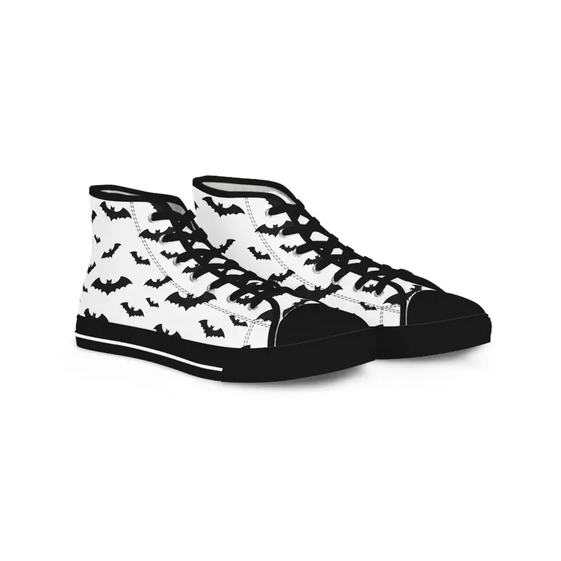 Men'S Flying Bat High-Top Halloween Sneakers 1