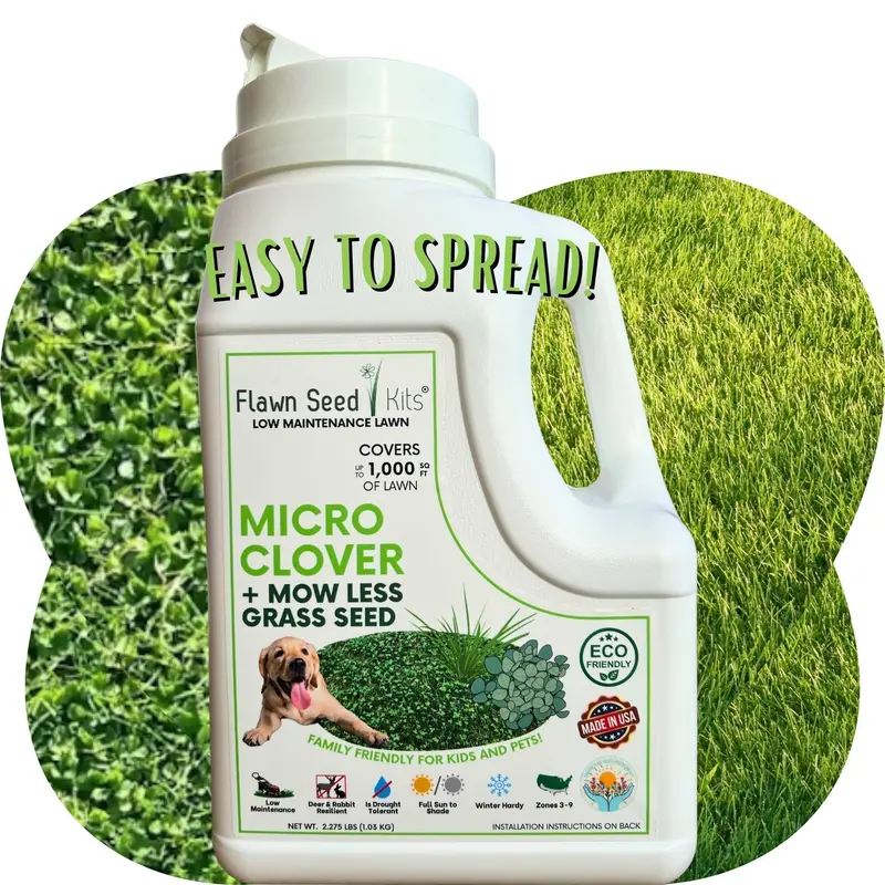 Micro Clover And Low-Mow Grass Mix 5