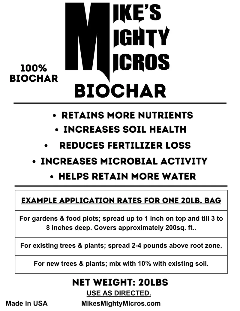 Mike’S Mighty Micros Biochar – Soil Enhancer For Root Health 1
