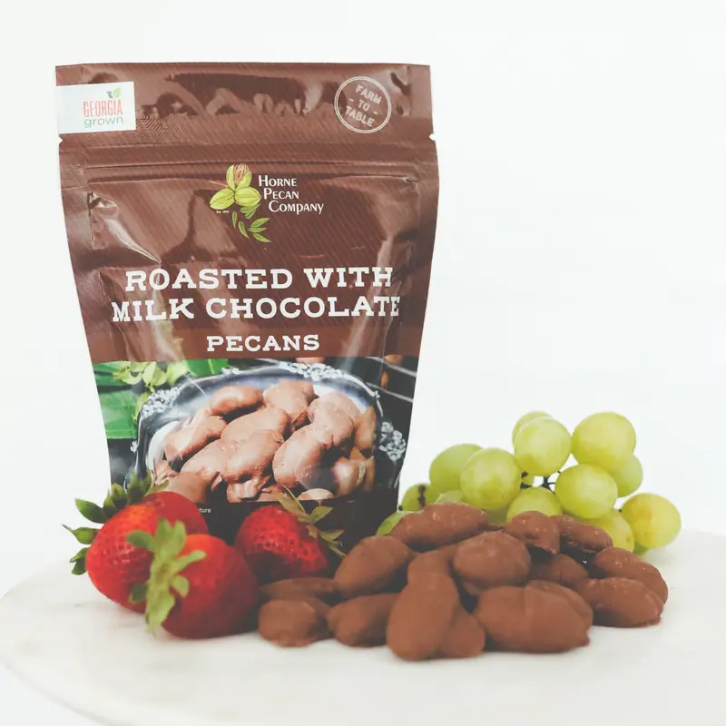 Milk Chocolate-Covered Roasted Pecans 1