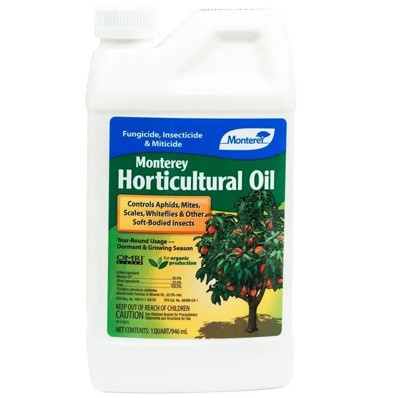 Monterey Horticultural Oil – Organic Refined Mineral Oil, Quart 1