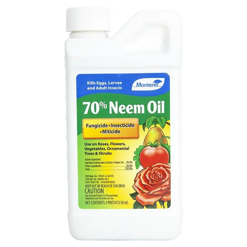 Monterey Neem Oil Concentrate – 70% Azadirachtin, Pint Size 1